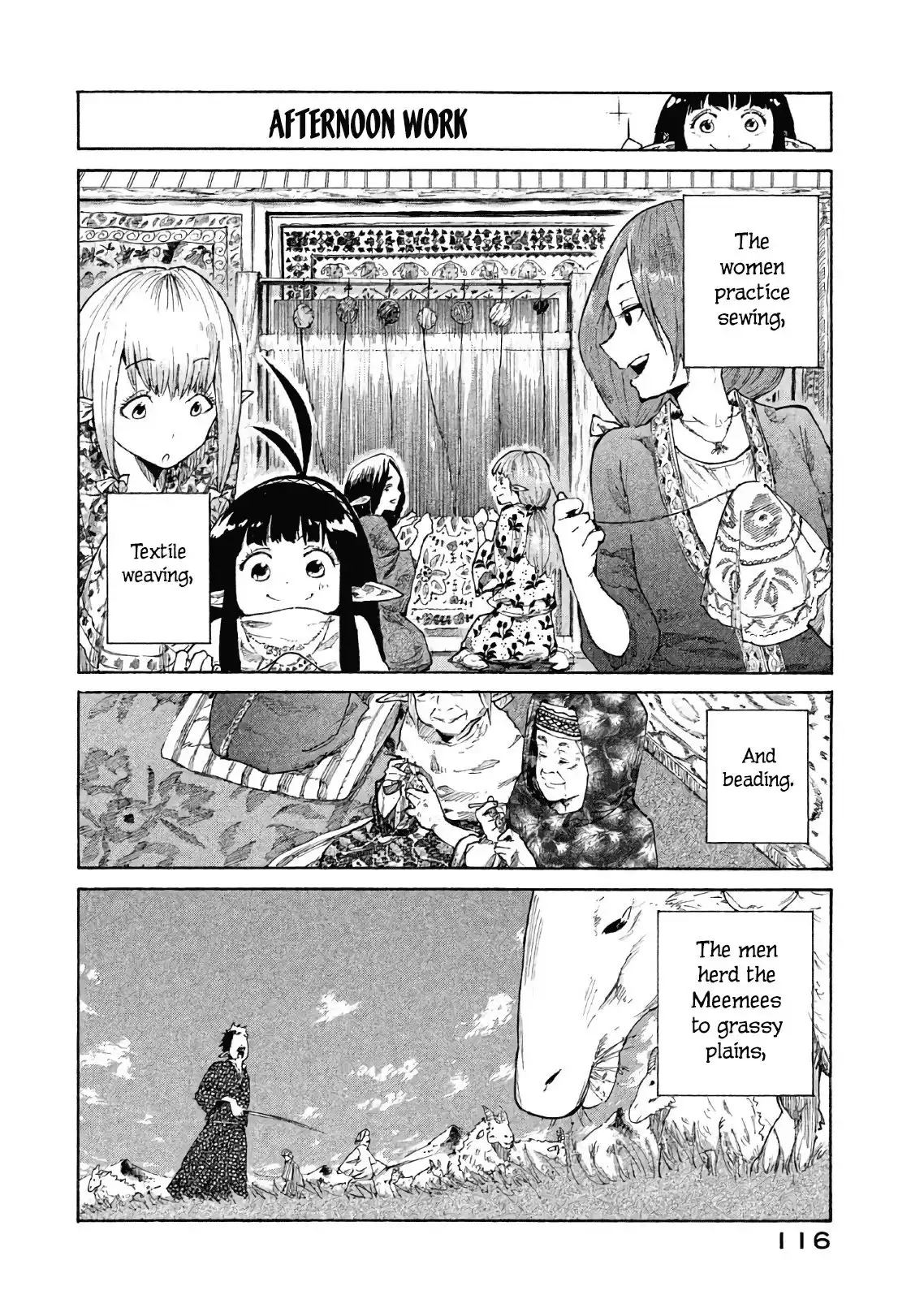 Mazumeshi Elf to Yuboku gurashi Chapter 4 7